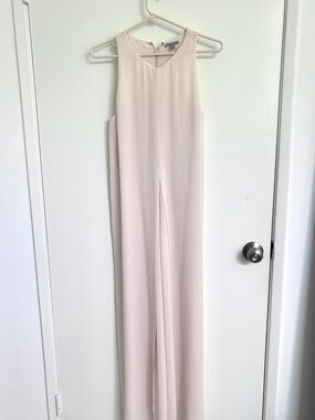 COS Cream Sleeveless Dress with Side Splits - US 8